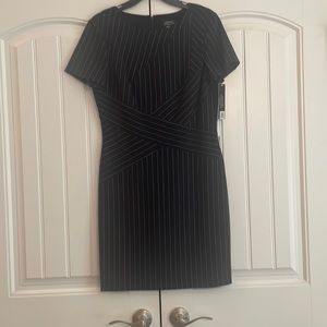 Tahari Arthur S. Levine pinstripe dress